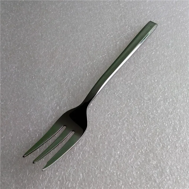 

Silver Stainless Steel Cake Fruit Fork Kitchen Tool fruit vork Fruit pick Dessert fork Cutlery Great