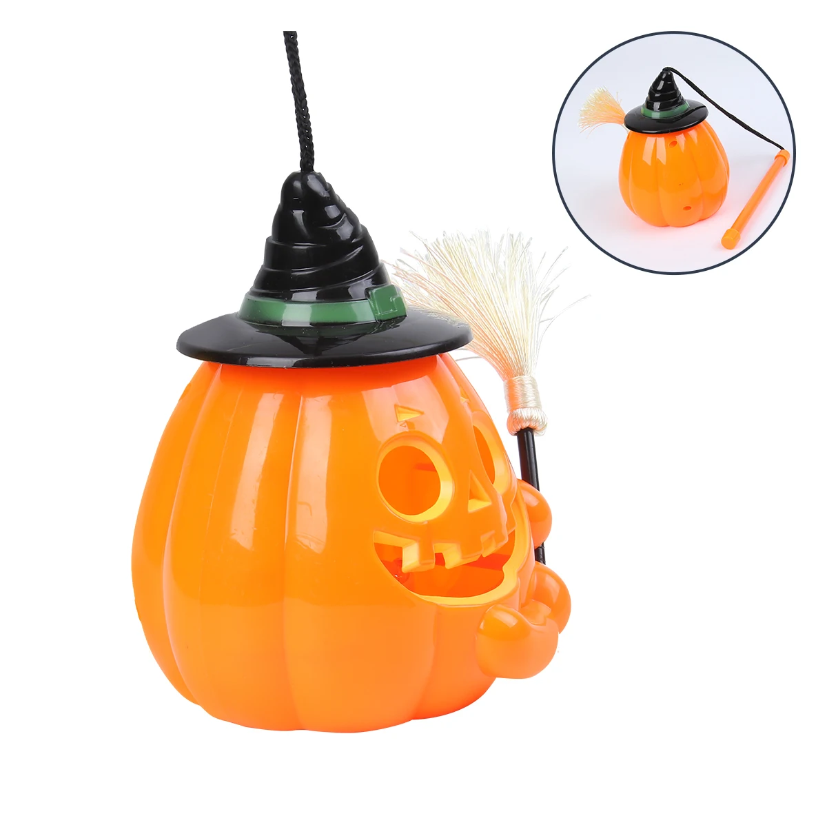 

LED Glowing Pumpkin Lantern Child Lamp Halloween Decoration Lights Abs Plastic Illuminated Lanterns