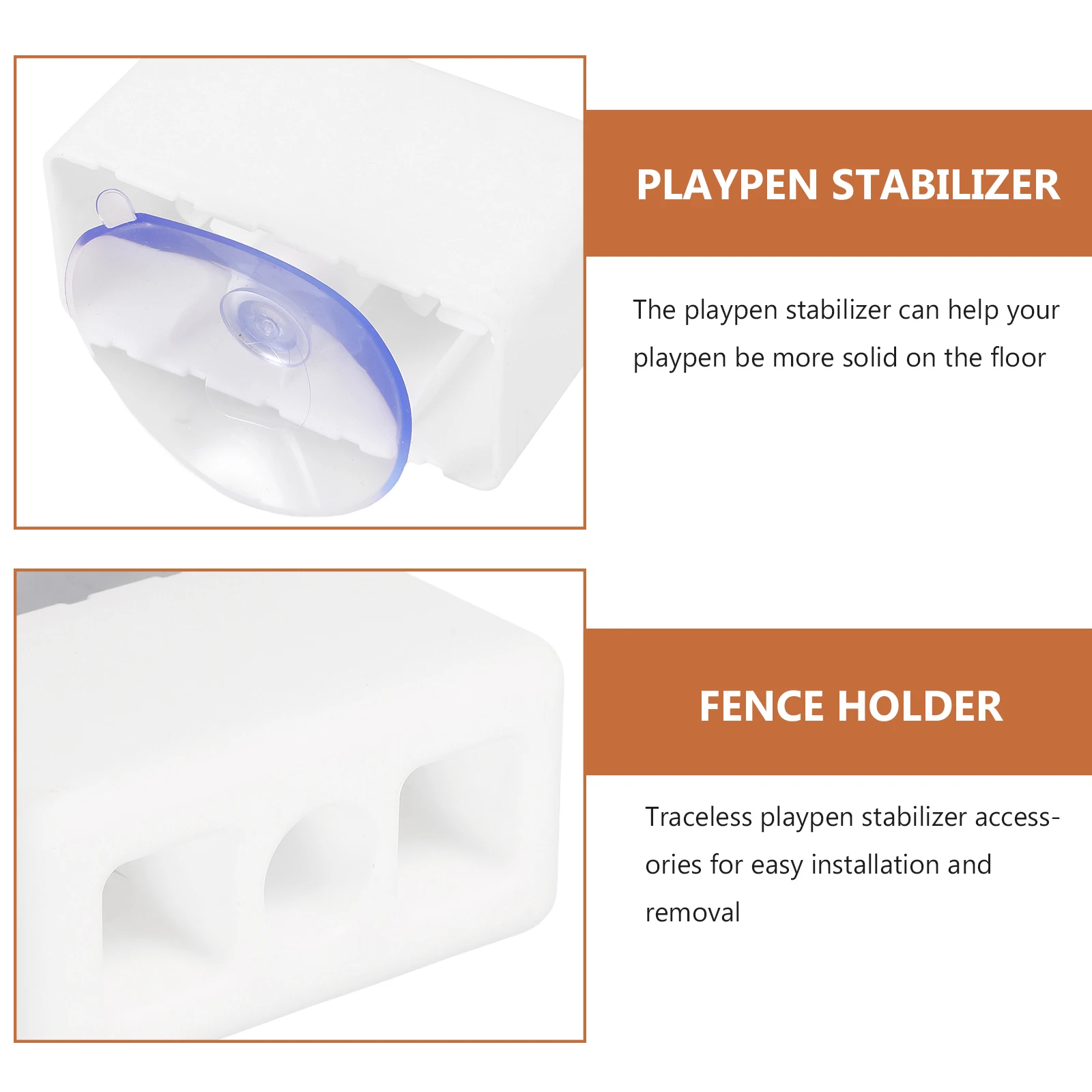

Забор для малышей, нескользящая присоска, многоразовый универсальный разъем для манежа, фиксатор для детского манежа, присоска для манежа