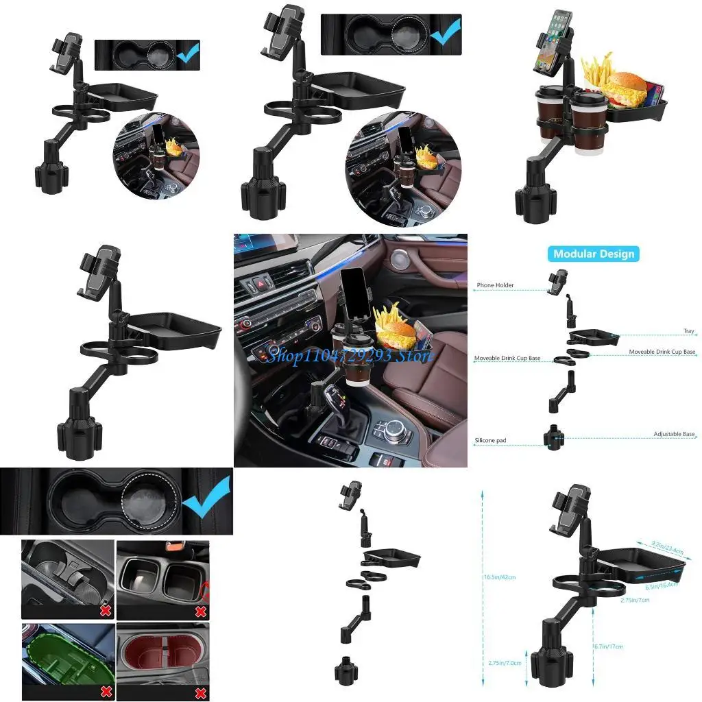 Y2GD Auto SUV Getränkehalter Trinkflaschenhalterung Telefonständer Handyhalterung