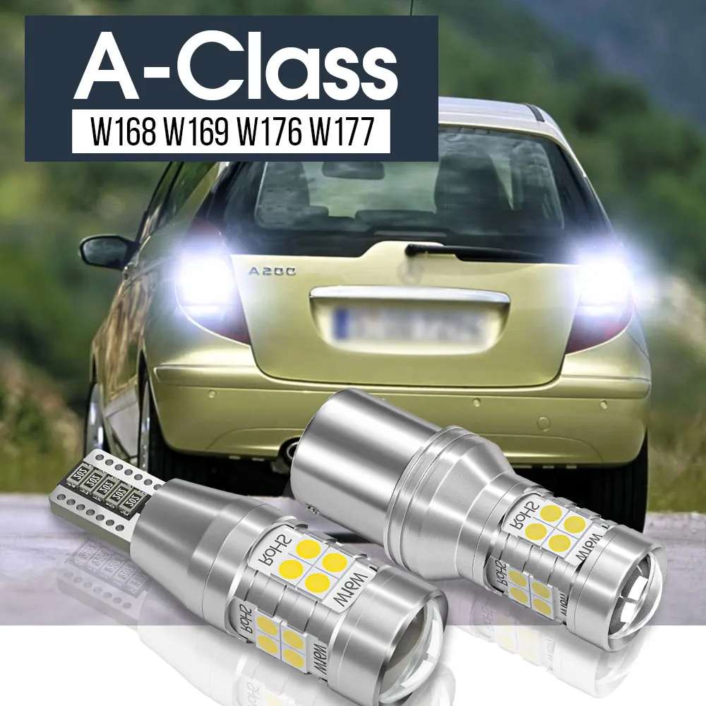 2x LED Backup Light Reverse Lamp Canbus Accessories For Mercedes Benz A Class W168 W169 W176 W177 2004 2005 2007 2011 2012 2013