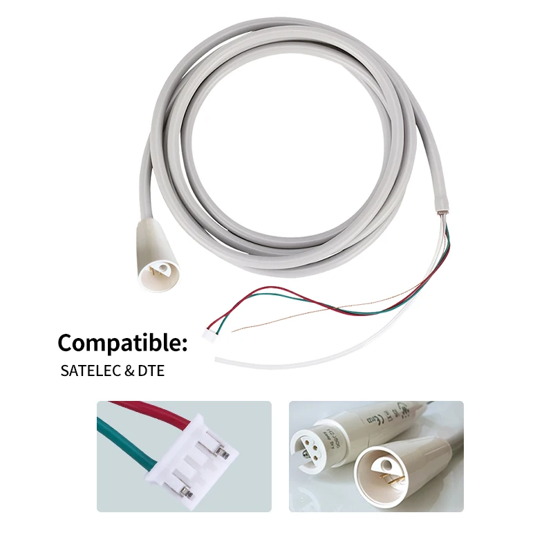 VV Dental Ultrasonic Scaler Tail Line Dental Cable Tube for SATELEC DTE Woodpecker EMS VRN Dental Materials Consumable Tools