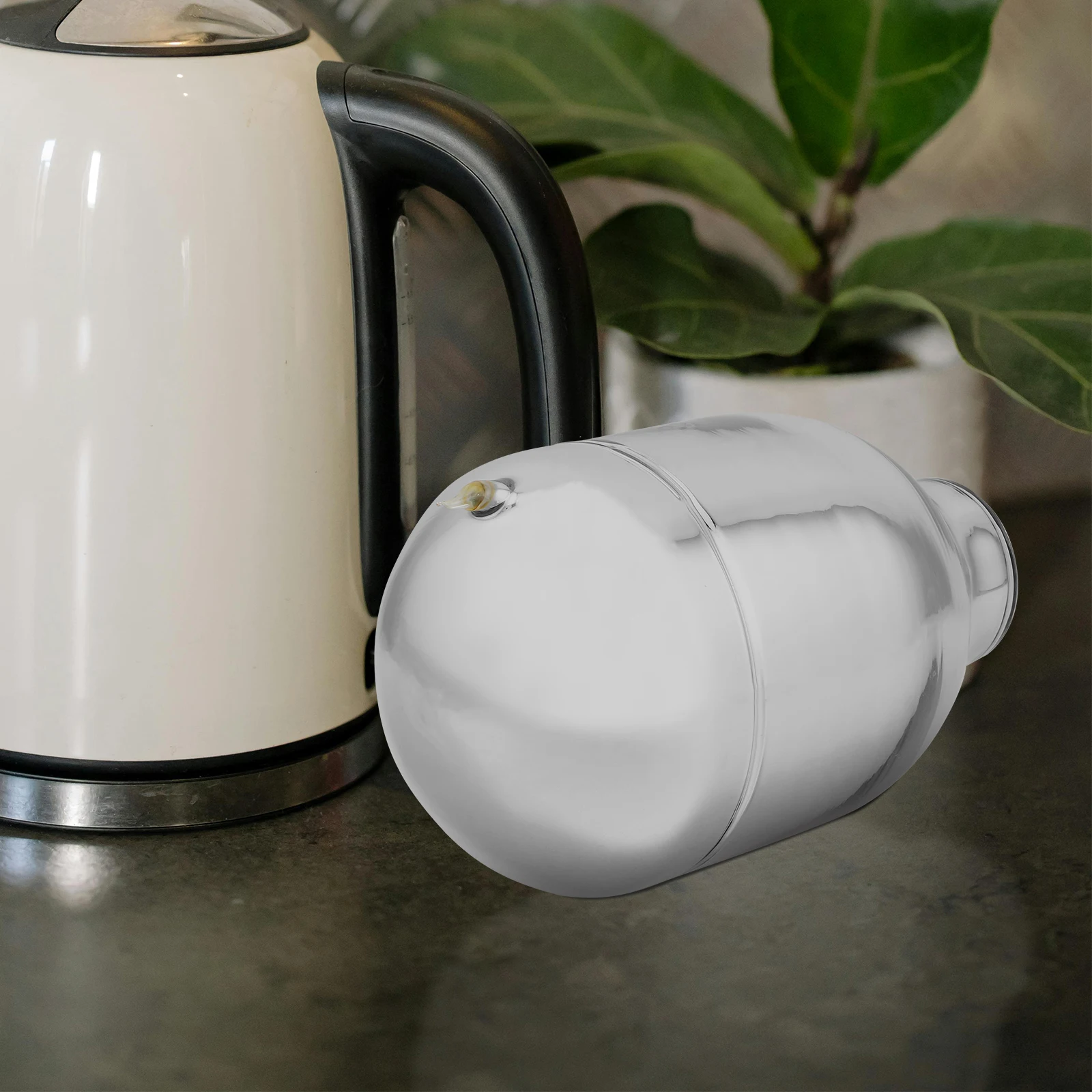 زجاجة معزولة 1 لتر غلاية حرارية مبطنة بالزجاج مشروبات باردة ساخنة تدوم طويلاً الاحتفاظ بالحرارة سهلة الصب بدون تسرب غلاية زجاجية