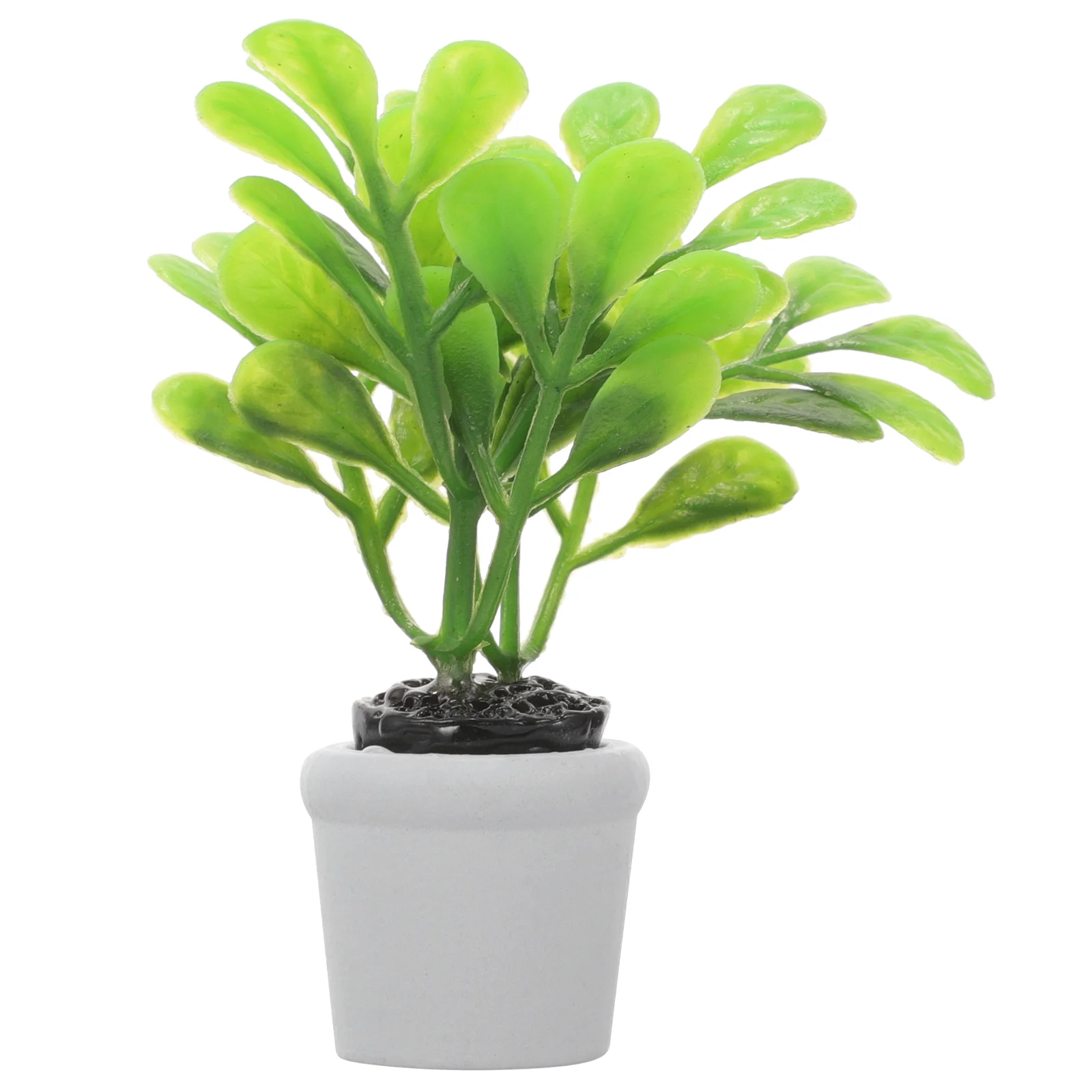 Decorations House Small Green Plants Artificial Indoor Plastic Table Centerpieces