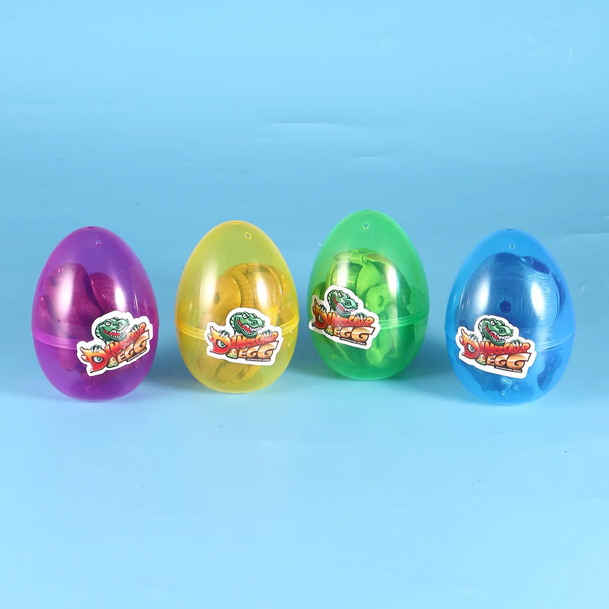 

4Pcs Simulation Deformed Dinosaur Egg Hatch Set Creative Dinosaur Gift Perfect for Kids Birthday Party Favor Education