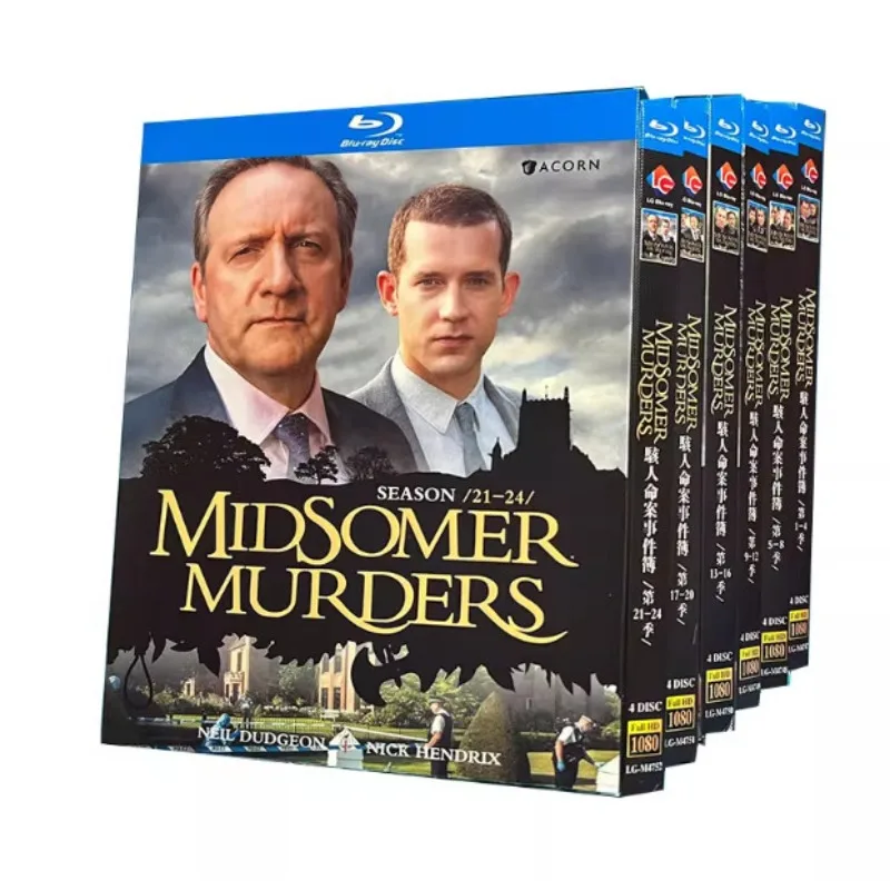 Midsomer Murders Temporada 1-24 (2023) Disco Blu-Ray De 24 Discos — -7%, 12.24€ Coupon, from 143.69€ – 7% descuento – €143.69