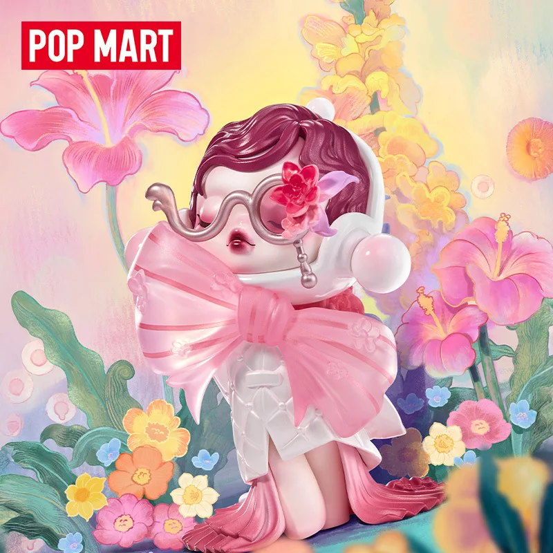 

Original POPMART Small Hand Pulling Series Mystery Box Handmade Blind Box Cute Toy LABUBU Room Decoration Girl Birthday Gifts