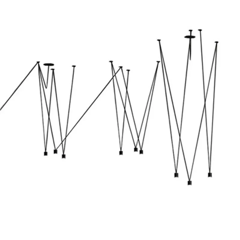 Mecz unikalna konstrukcja lampa wisząca nowoczesne proste światła dekoracji geometryczne światło Vintage Mlinear wisiorek światło dla kuchni Coffe