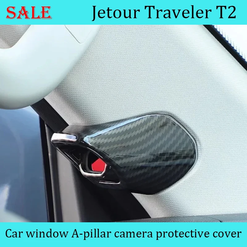 

Car Window A-pillar Camera Protection Cover Decorative Sticker Fit for Jetour Traveler T2 2023-2025 Car decorative accessories