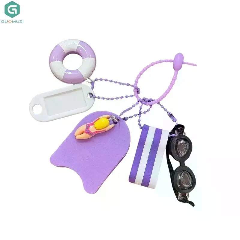 1pcs Floating Key Ring, Purple Water Buoyant Key Chain, Boat Key Chains For Fishing, Sailing, Surfing, Swimming, Water Sports