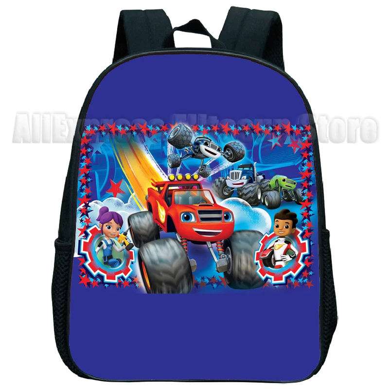 Blaze and the Monster Machines Backpack Children Toddler Kindergarten Bookbags Kawaii Boys Girls Kids Cartoon School Bags