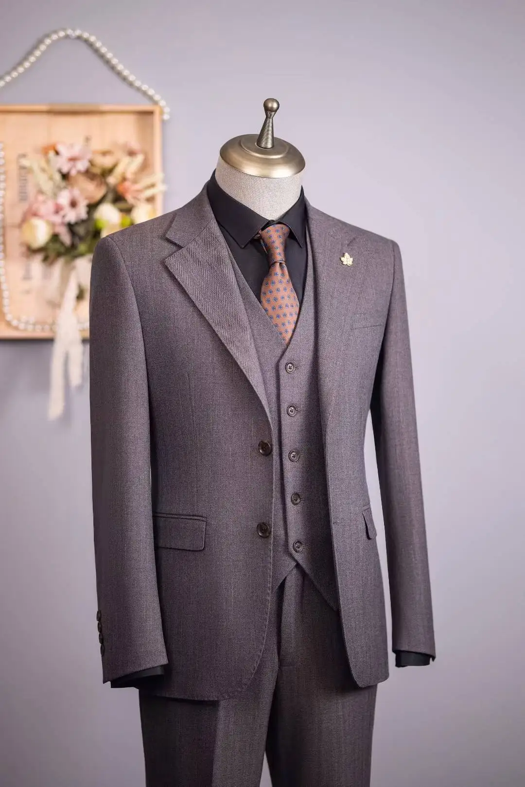 

New Arrival Autumn/Winter Men's Suits Notch Lapel Single Breasted 3pcs Blazer Vest Pants Formal Party Business Full Men's Suits