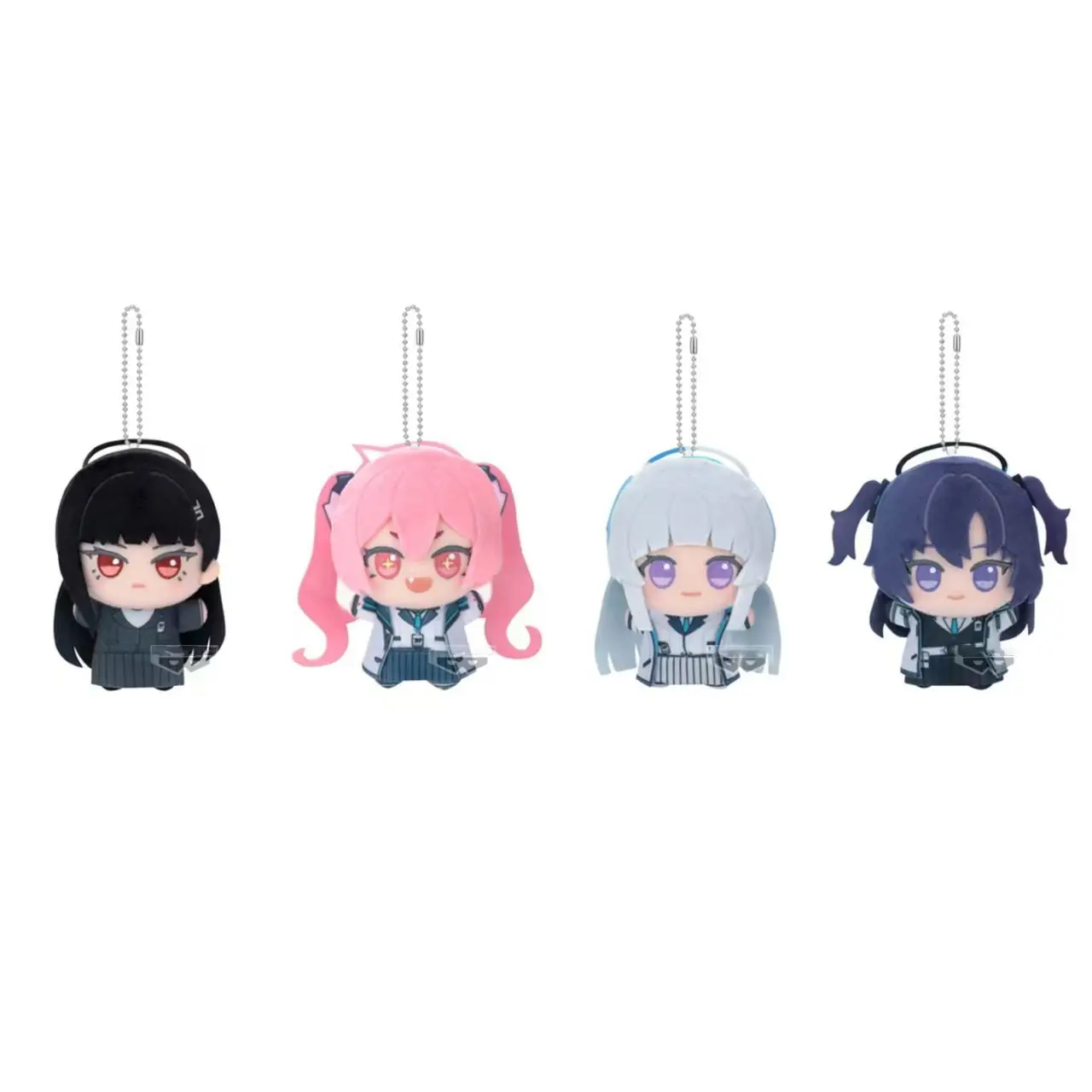 10Cm Original Banpresto Blue Archive MASCOT PLUSH SEMINAR Plush Pendant Hayase Yuuka Ushio Noa Tsukatsuki Rio Kawaii Doll Toys
