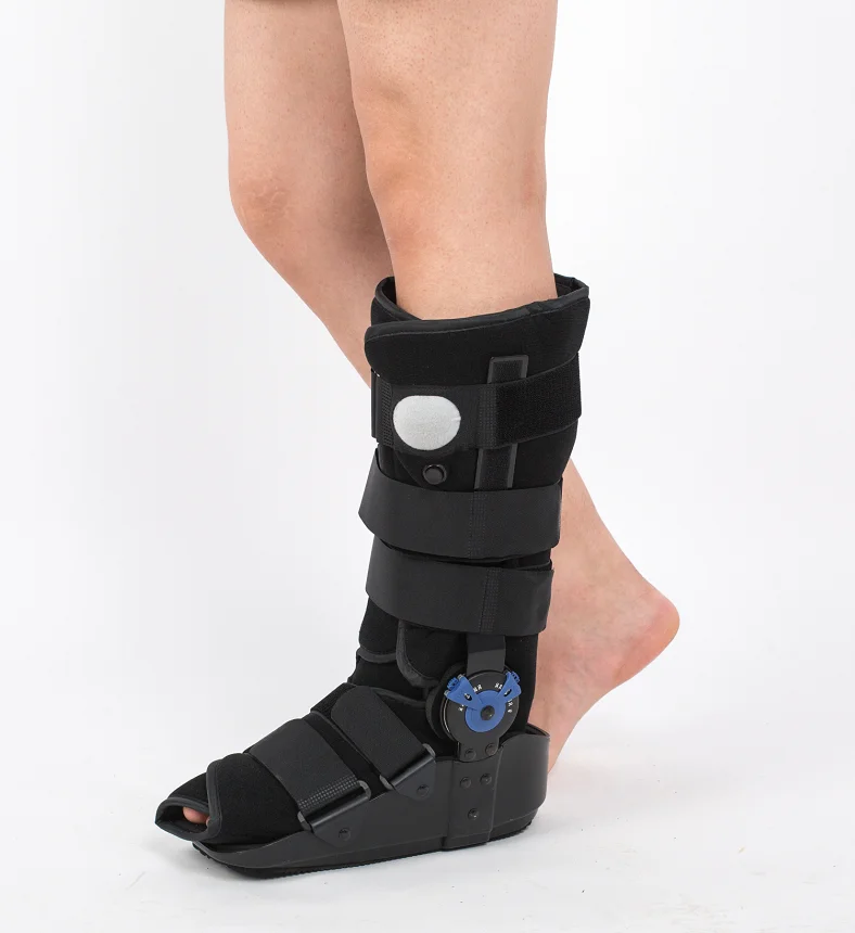 medical ROM hinged ankle foot orthosis air fracture walker brace ankle walker boot Adjustable ankle  device