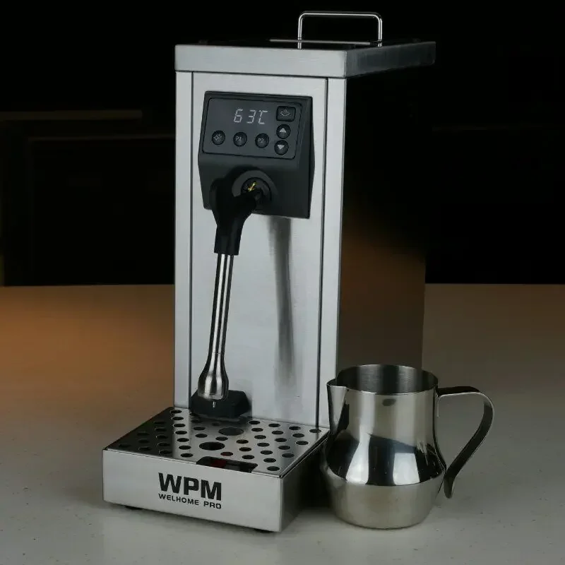 WPM WELHOME PRO montalatte completamente automatico vaporizzatore per latte professionale con impostazione della temperatura in acciaio inossidabile