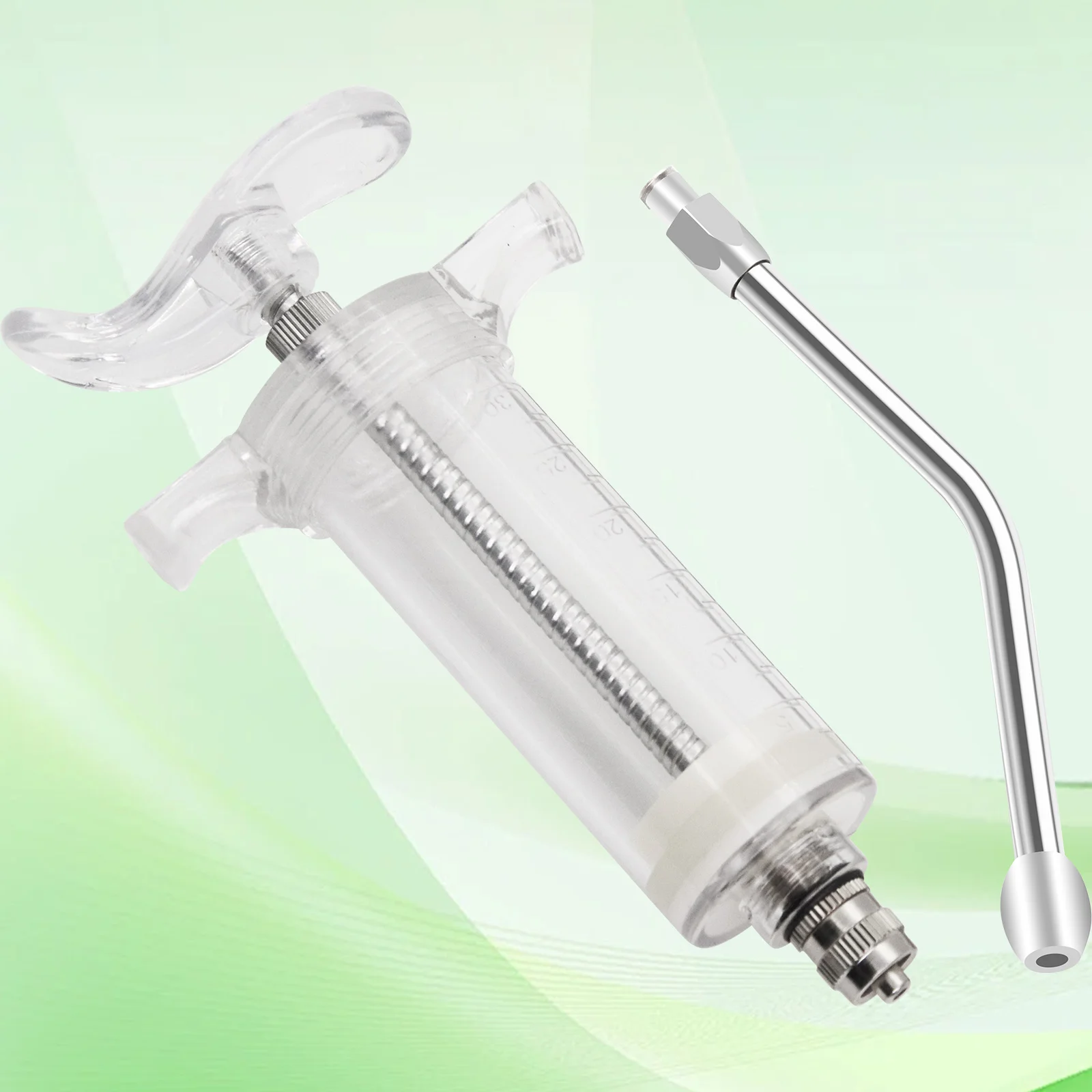 10/20/30/50/100 مللي حقنة أوتوماتيكية للدواجن مع إبرة قابلة للتعديل حاقن الحيوان لقاح حقن الطيور البيطرية الماشية أداة