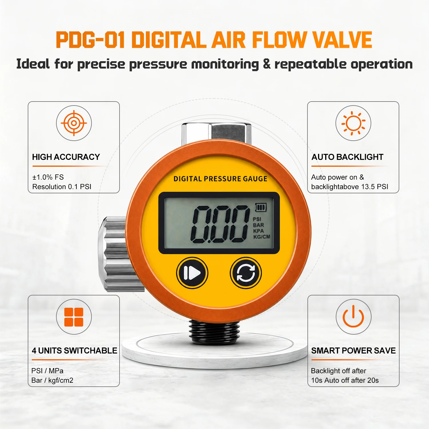 PORPHIS PDG-01 Digital Pressur - Setting Spray 评论和价格