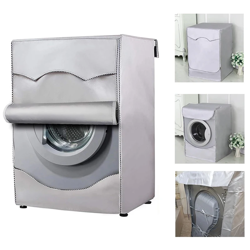 Washing Machine Cover Home Storage Dustproof Sunscreen Front Load Laundry Dryer Covers Waterproof Case