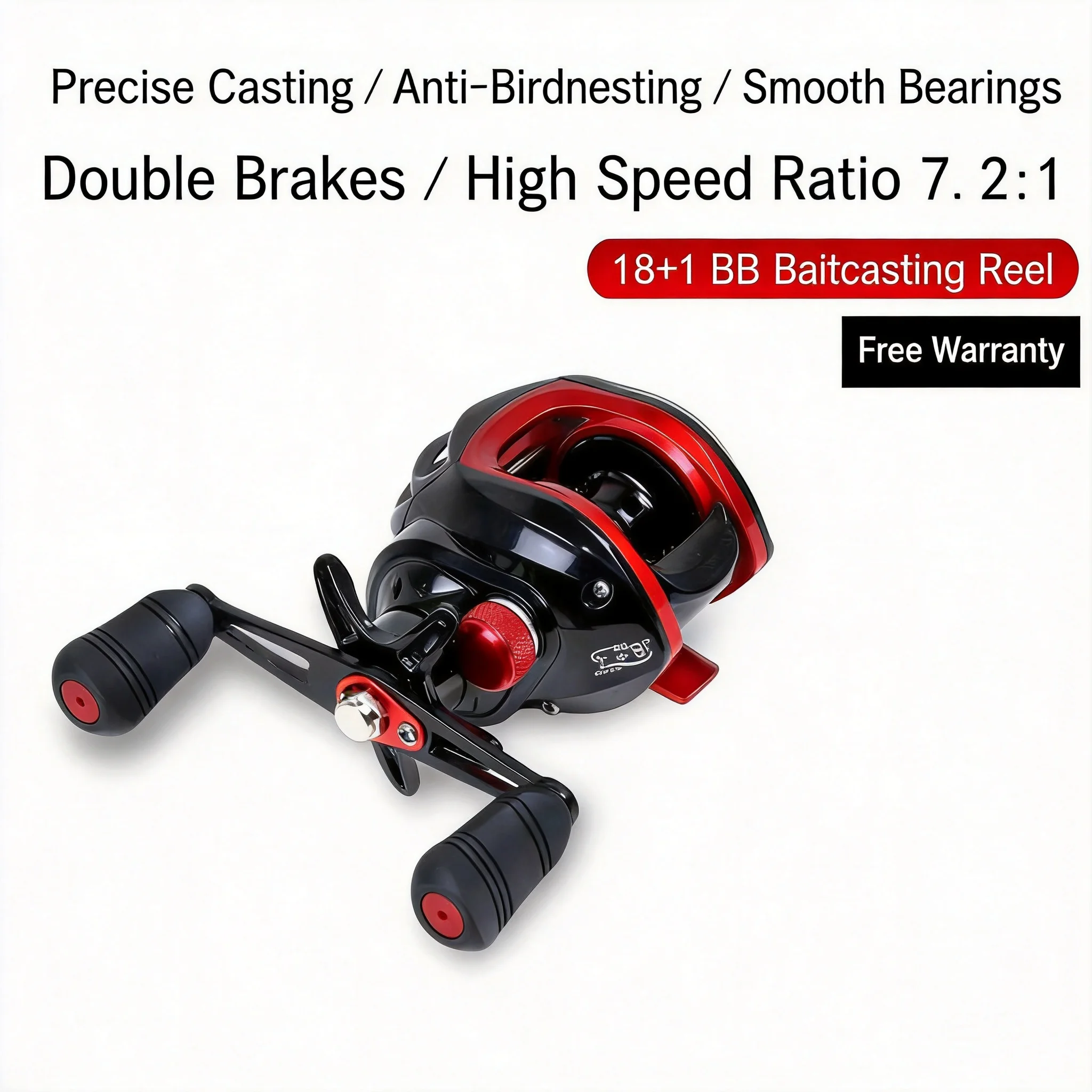 abu garcia baitcaster Max Pro Fishing Baitcast Combo 7'0
