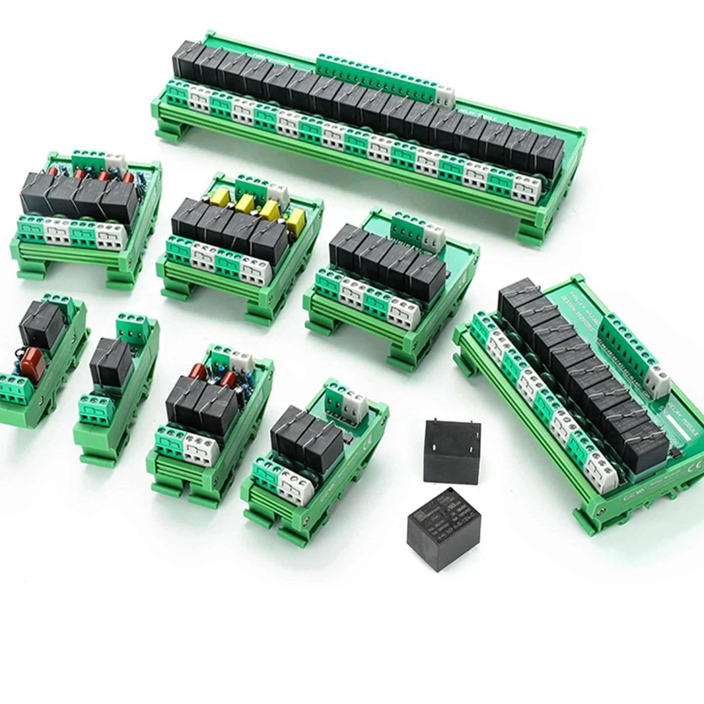 Relay Module Module 24V Intermediate Integrated Control Board PLC 16/10/8 Channel Amplifier Combination FY-T73