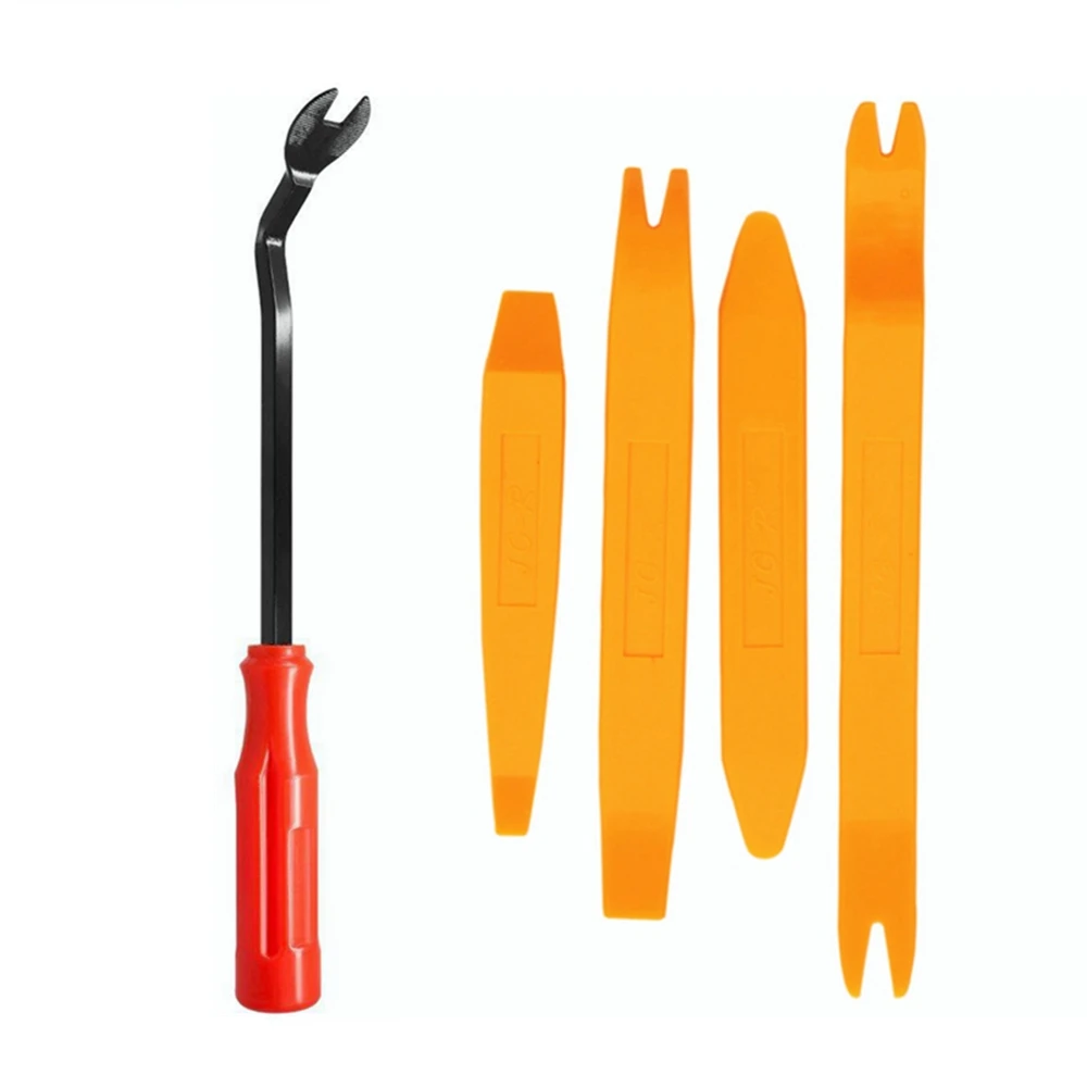 Auto Door Clip Panel Trim Removal Tool Kits Navigation Disassembly Blades Car Interior Plastic Seesaw Conversion Repairing Tools