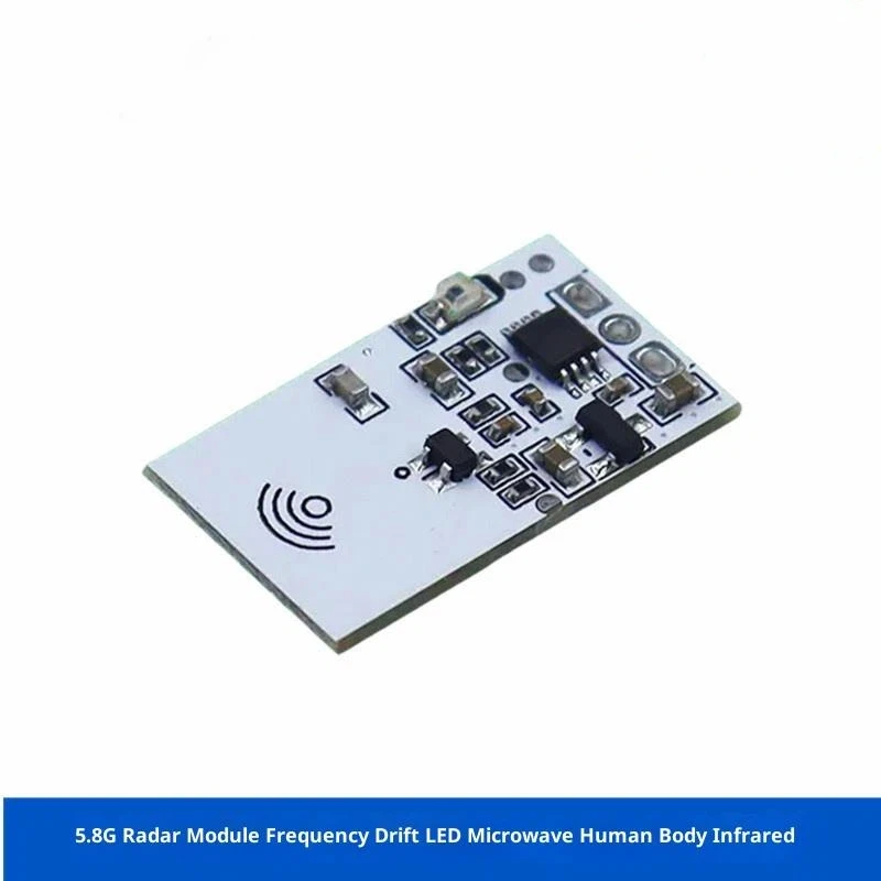 1Pc Intelligent Ceiling Lighting Fixtures 5.8G Radar Module Floating Frequency LED Microwave Human Body Infrared Sensor