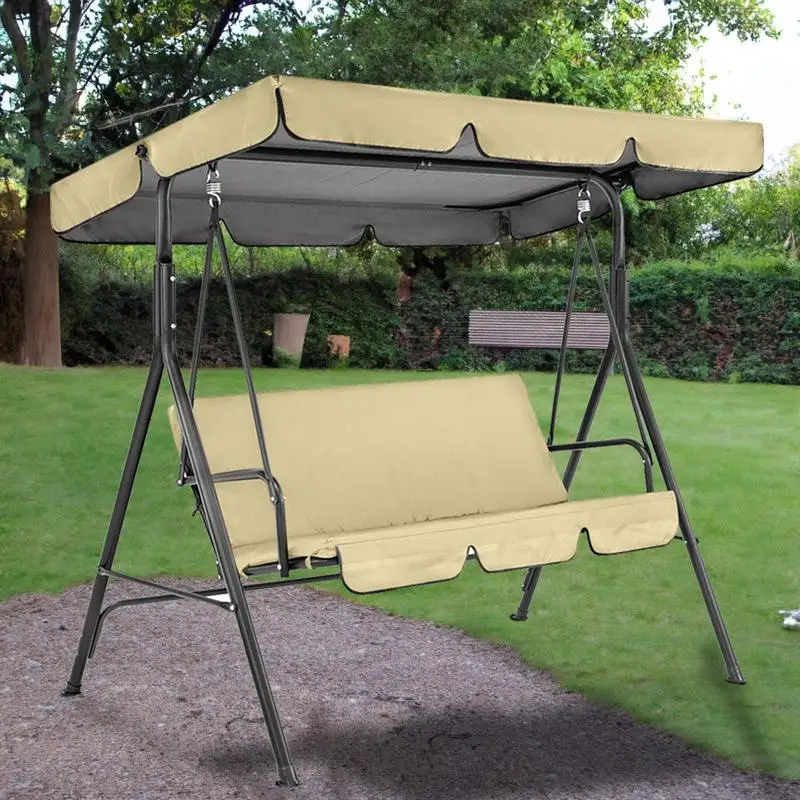 Patio Swing Canopy Replacement Swings Top Rain Cover Outdoor Swing Seat Hammock Roof Canopy For Garden Yard Swing Chair Awning