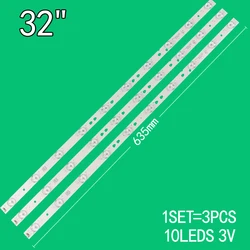 3pcs=1set for Haier 32-inch LCD TV LED315D10-07(B) 30331510219 32PAL535 LT-32C461 LE32B8000T LED32S39T2S MTV-3229LTA2 LE328500T