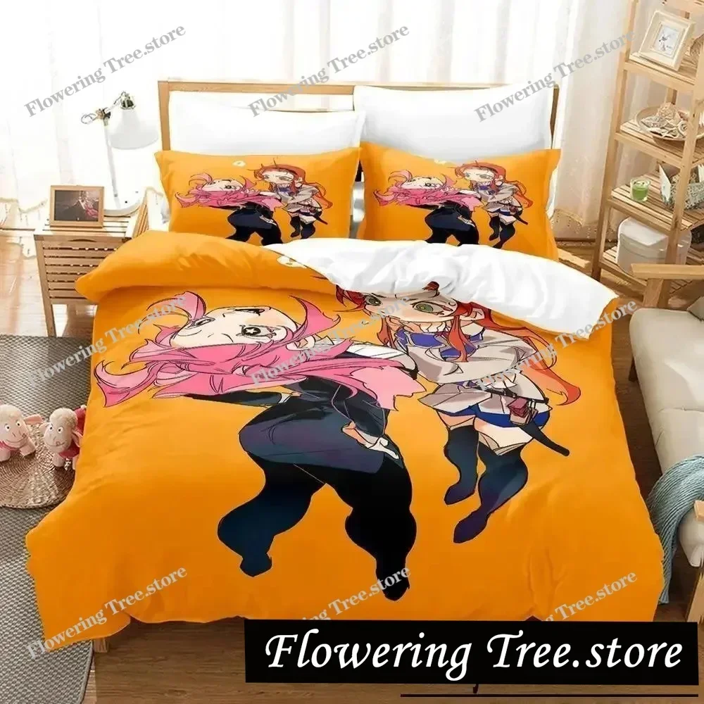 

The Vampire Dies in No Time 2 Bedding Set Cartoon Anime set Adult Kid Bedroom Duvet cover Sets 3D Print Kawaii Anime029963