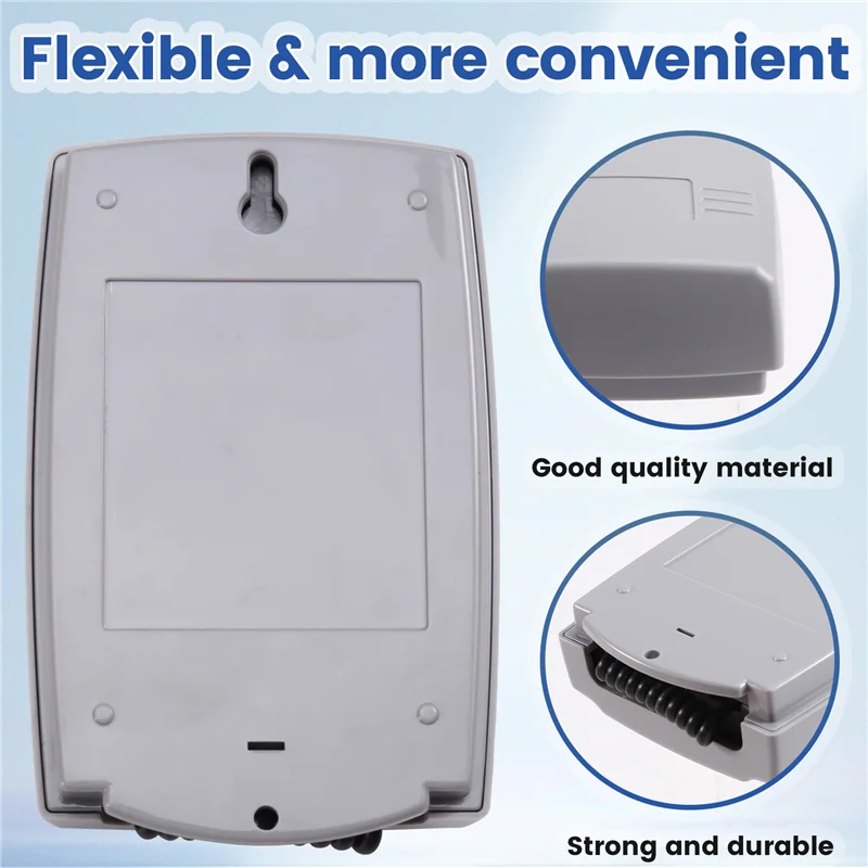 

ABKQ-Tuya WIFI Garage Door Opener Controller Switch 2Ch 433Mhz Universal Fixed Rolling Code For Multi Brand Use