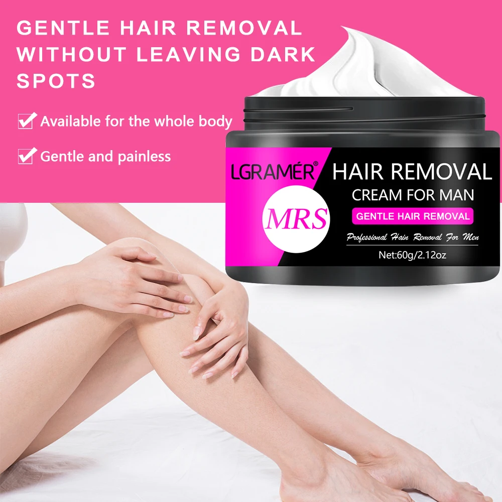 Painless Hair Removal Cream for Armpits, Body, and Leg Hair Non Irritating Health Beauty Hair Removal Body Cream Care for Women