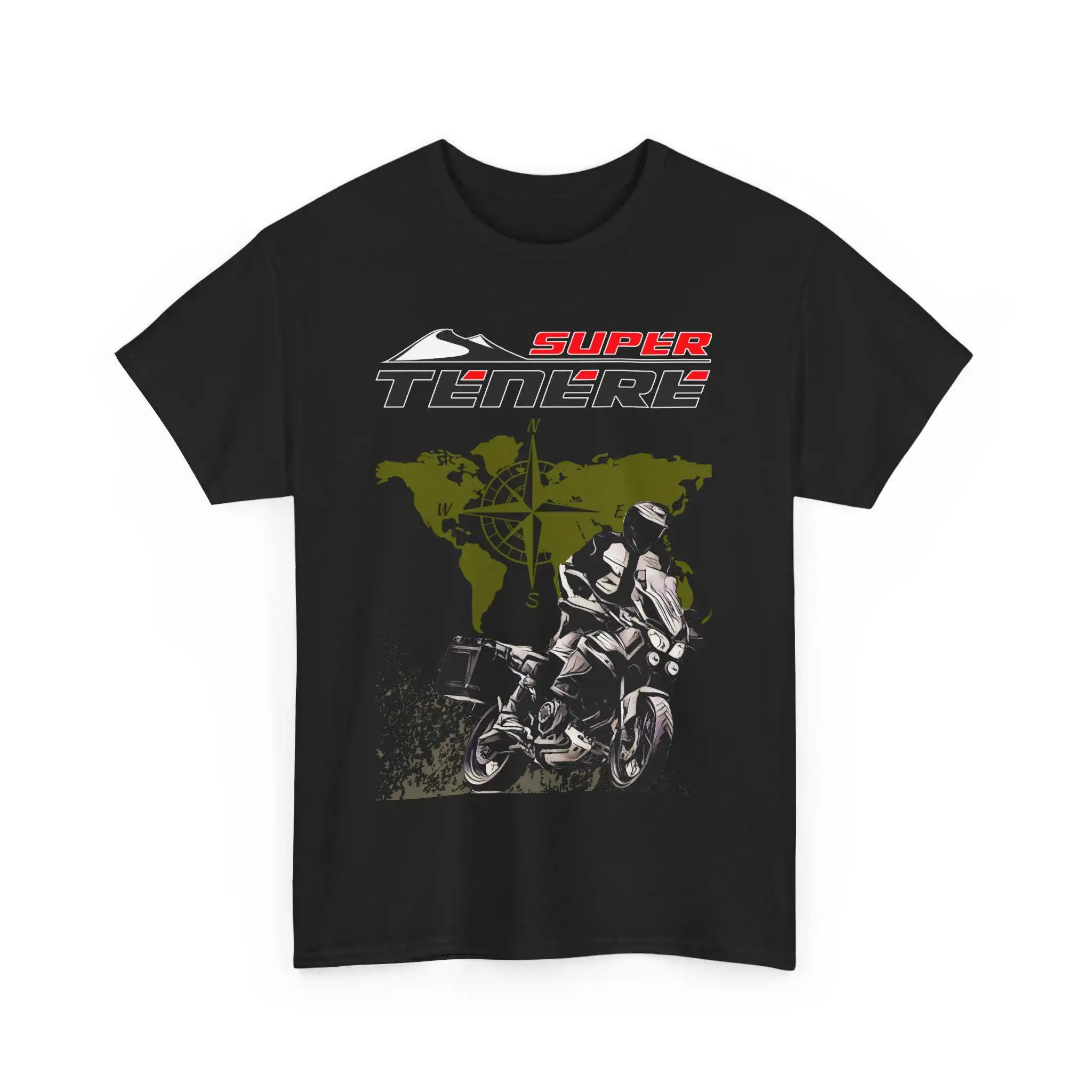 Super Tenere 1200 T Shirt Adventure Touring Motorcycle Gift for Riders Dual Sport  XT1200Z Biker Tee for Men T-shirt