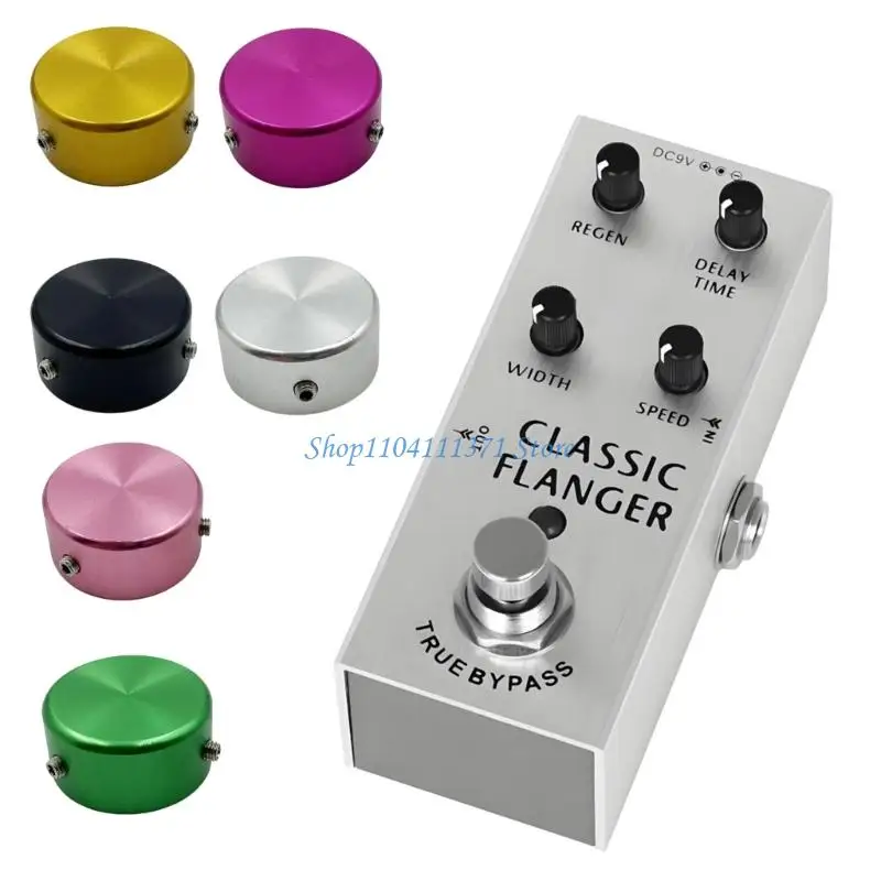 P9FC Guitar Effect Pedal Button Toppers Universal Electric Guitar Effect Pedal Caps