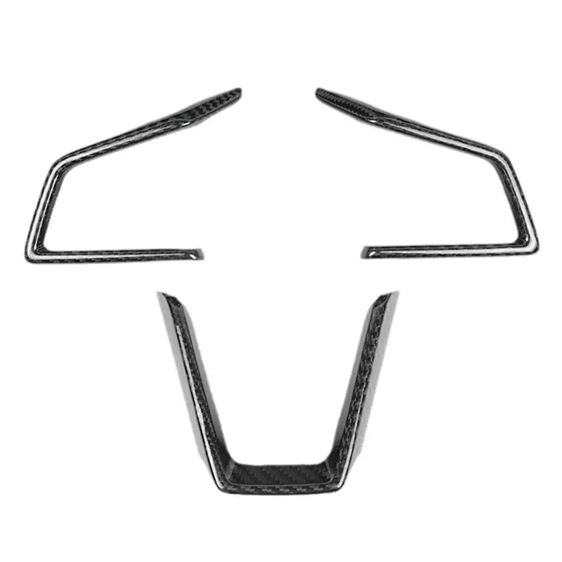 

A30F-Real Hard Carbon Fiber Car Steering Wheel Button Frame Sticker Interior Trim Cover For Subaru WRX/ WRX STI 2022 2023