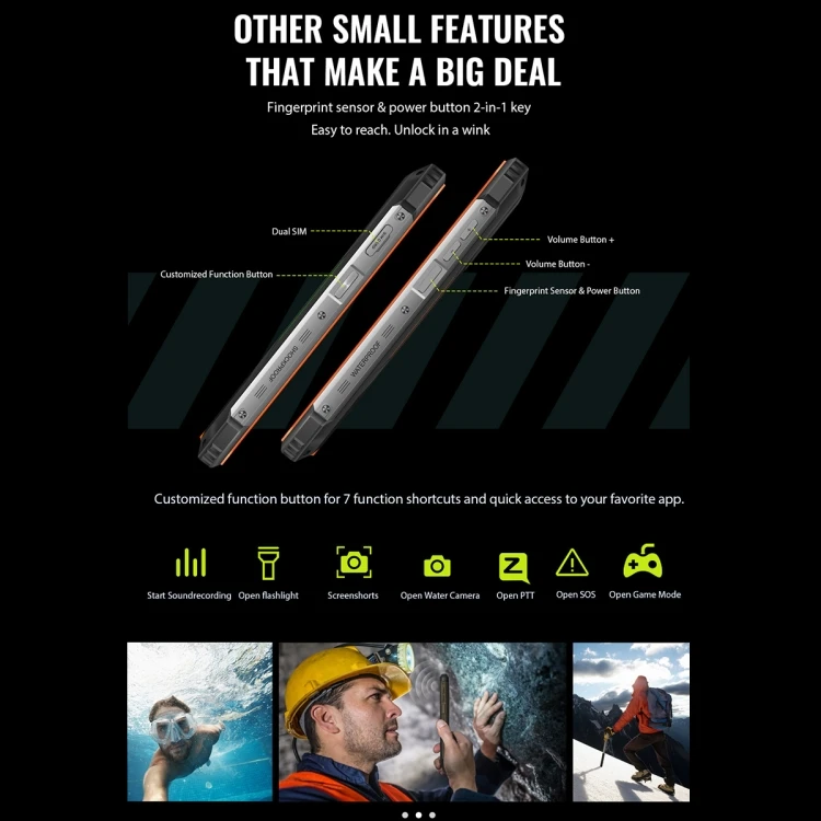 PRESALES Blackview BV8800 Rugged Phone IR Night Vision  8GB 128GB 8380mAh Battery 6.58 Inch Android 11.0 NFC Phone