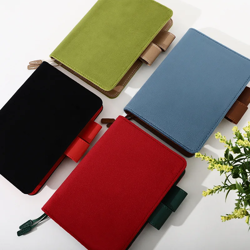 Hobo French Velvet Cloth Journal, Creative Fabric Notebook for Students,Travel Diary &Daily Notes,Hobo Aesthetic Fabric Notebook