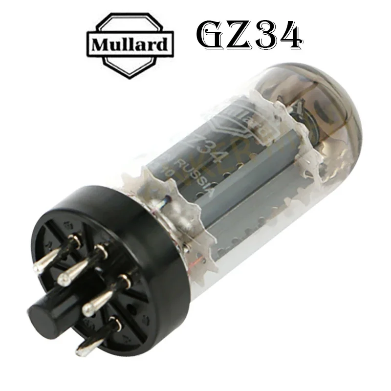 Mullard GZ34 Vacuum Tube Audio Valve Replaces 5AR4 5Z4P 5U4G GZ34 Electronic Tube Amplifier Kit DIY Precision Matching Genuine