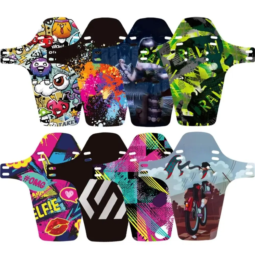 New PP Bike Mudguard Multicolor Waterproof Mud Guard Ride Fender Bicycle Accessories