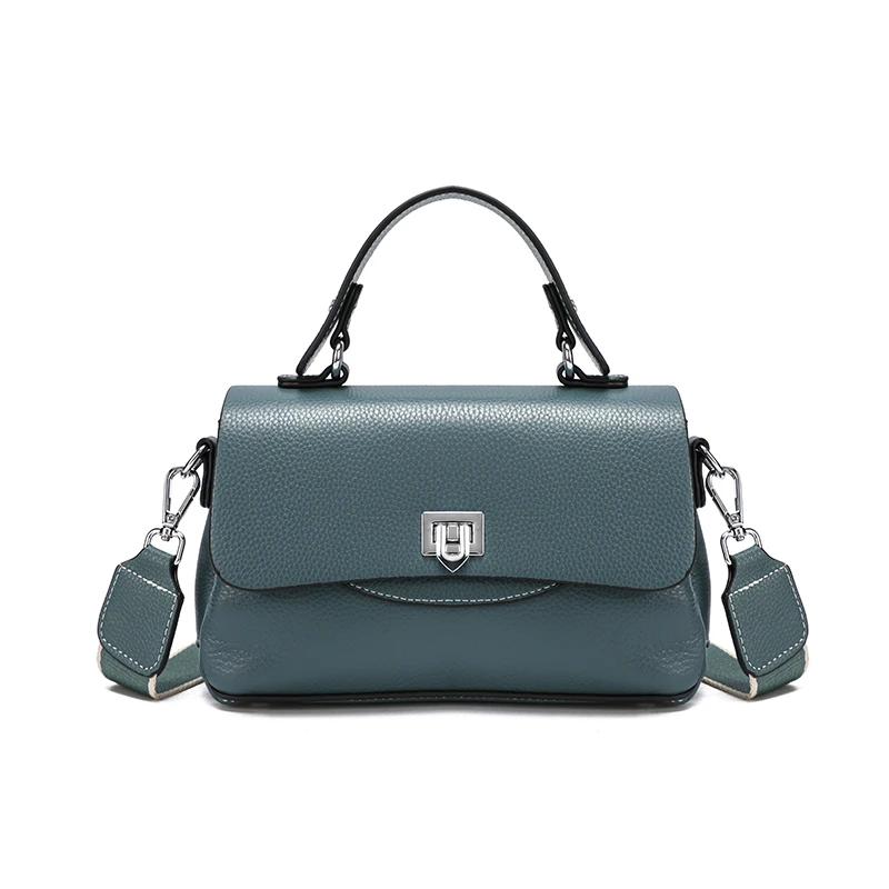 

Women Natural Cow Genuine Leather Handbags Female Head Layer Cowhide Pocket Crossbody Bag Ladies Luxury Stylish Shoulder Bag New