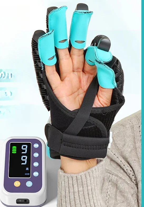 Finger rehabilitation trainer Electric five-finger flexion and extension function exercise