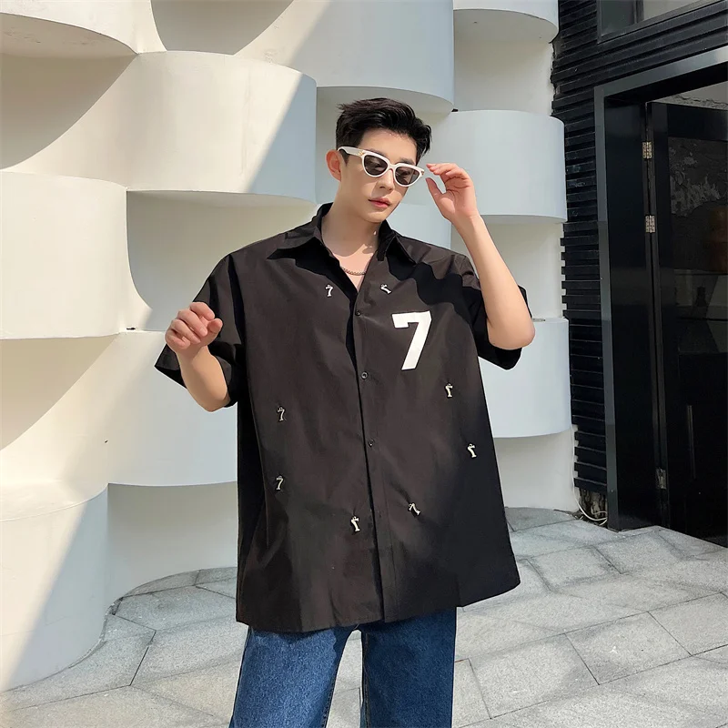 

Корейский Sle Металлический Декор ort Sve Мужской утюг Универсальный Легкий Роскошный Тенденционный Парик Дизайн Летняя мода