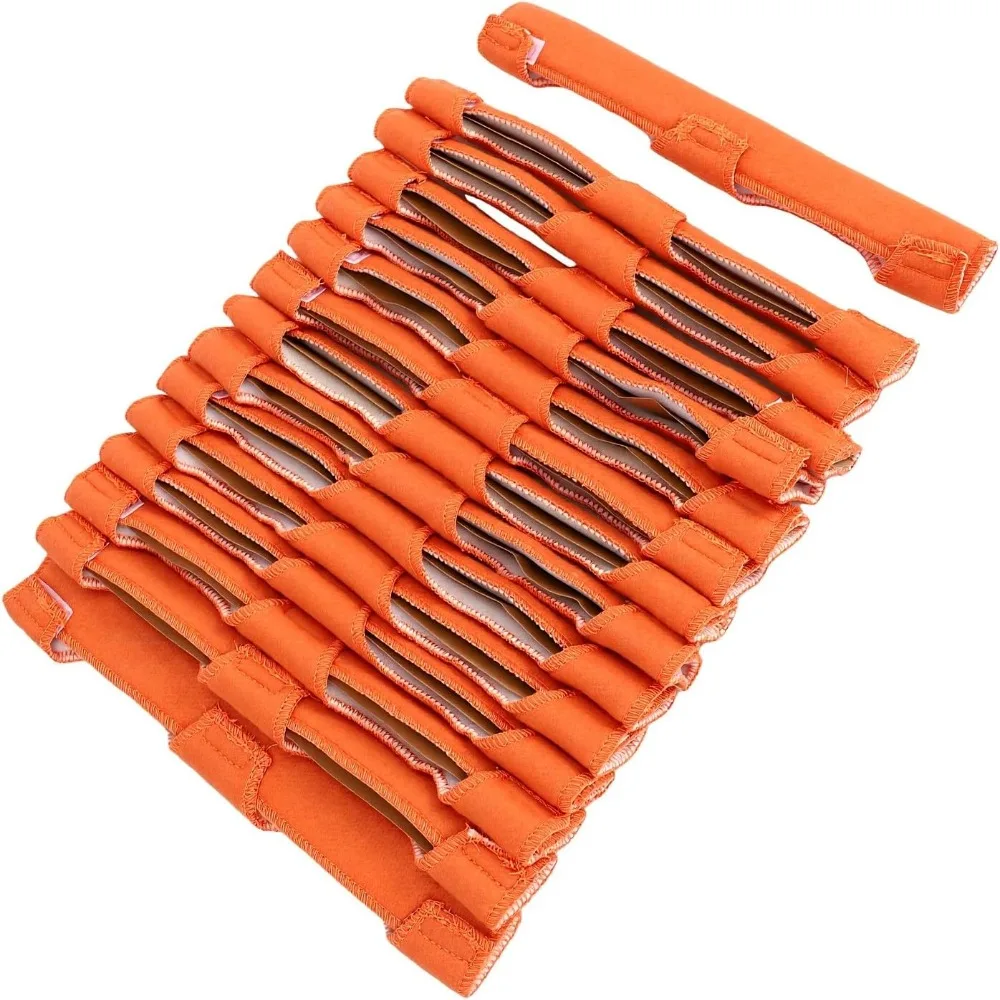 20PCS Durable Orange Hard Hat Sweatband Adjustable Cotton Cushion Helmet Sweatband Air Cushion Soft Hard Hat Liner