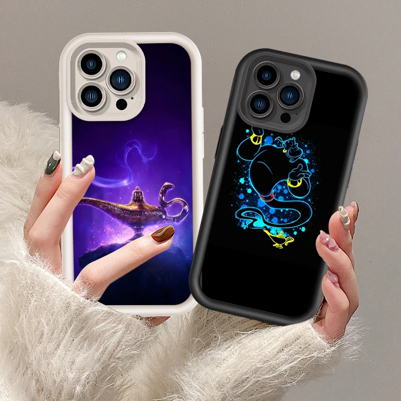 Disney Aladdin Jasmine Eye Ladder For Apple iPhone 15 14 13 12 11 XS XR X Pro Max Plus Cover Phone Case