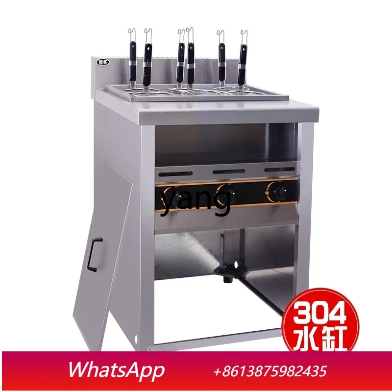 LH    Vertical Six 6 Head Oden Cooker Gas Noodle Cooking Stove Commercial Gas Malatang Pot