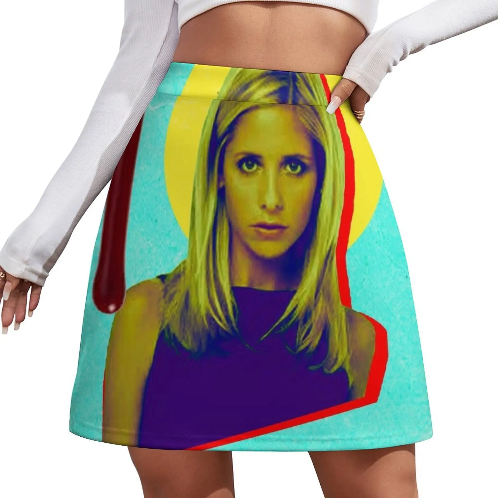 buffy aesthetic art Mini Skirt women's skirt 2026 trend japanese style new in dresses