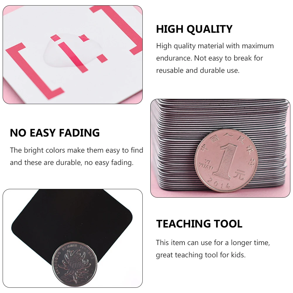 

48pcs Phonics Magnetic Tiles English Learning Tool Kids Alphabet Flash Cards Educational Soft Magnet for Parents