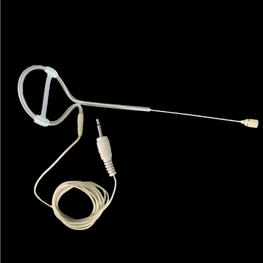 

STLF Invisible EAR SET MIC Wried Condenser Microphone with Rubber Earhang Handfree Earhang Microfones for Singer or Teacher