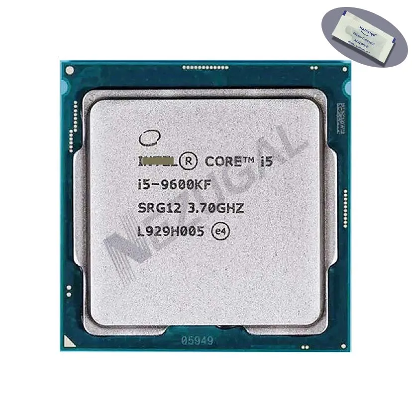 

I5-9600KF I5 9600KF SRFAD SRG12 3.70 up to 4.60 Ghz Six Core 9M 95W LGA1151 CPU processor