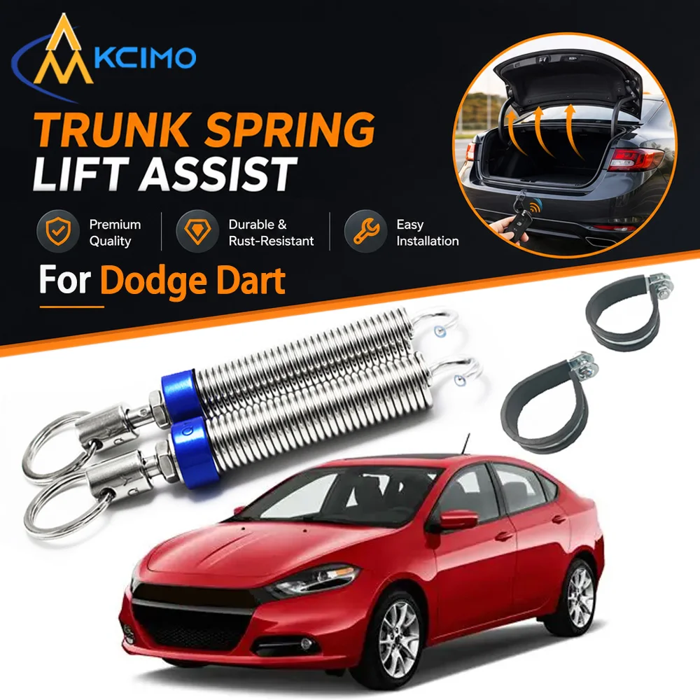Kcimo Car Boot Trunk Automatic Opening Spring Kit Adjustable Tension Lifting Device For Dodge Dart Rear Trunk Lid Accessory