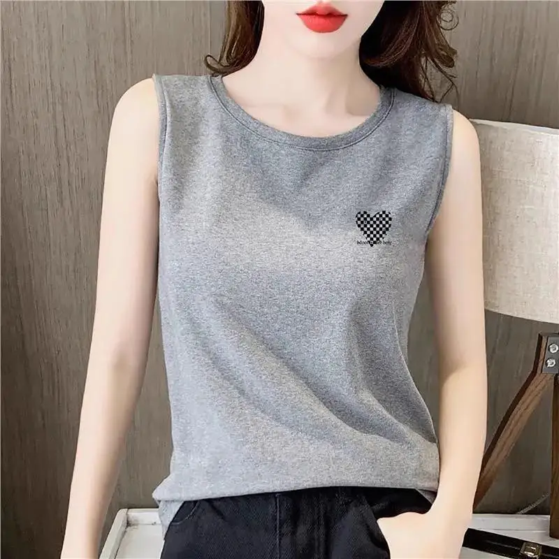 

2026 New Style Slimming Loose Women's Tank Top Sleeveless Base Layer Korean Version Versatile Summer Outerwear